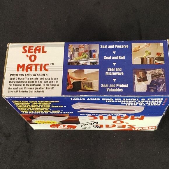 SEAL 'O MATIC PORTABLE BAG SEALER IN ORIGINAL BOX. - Picture 2 of 10